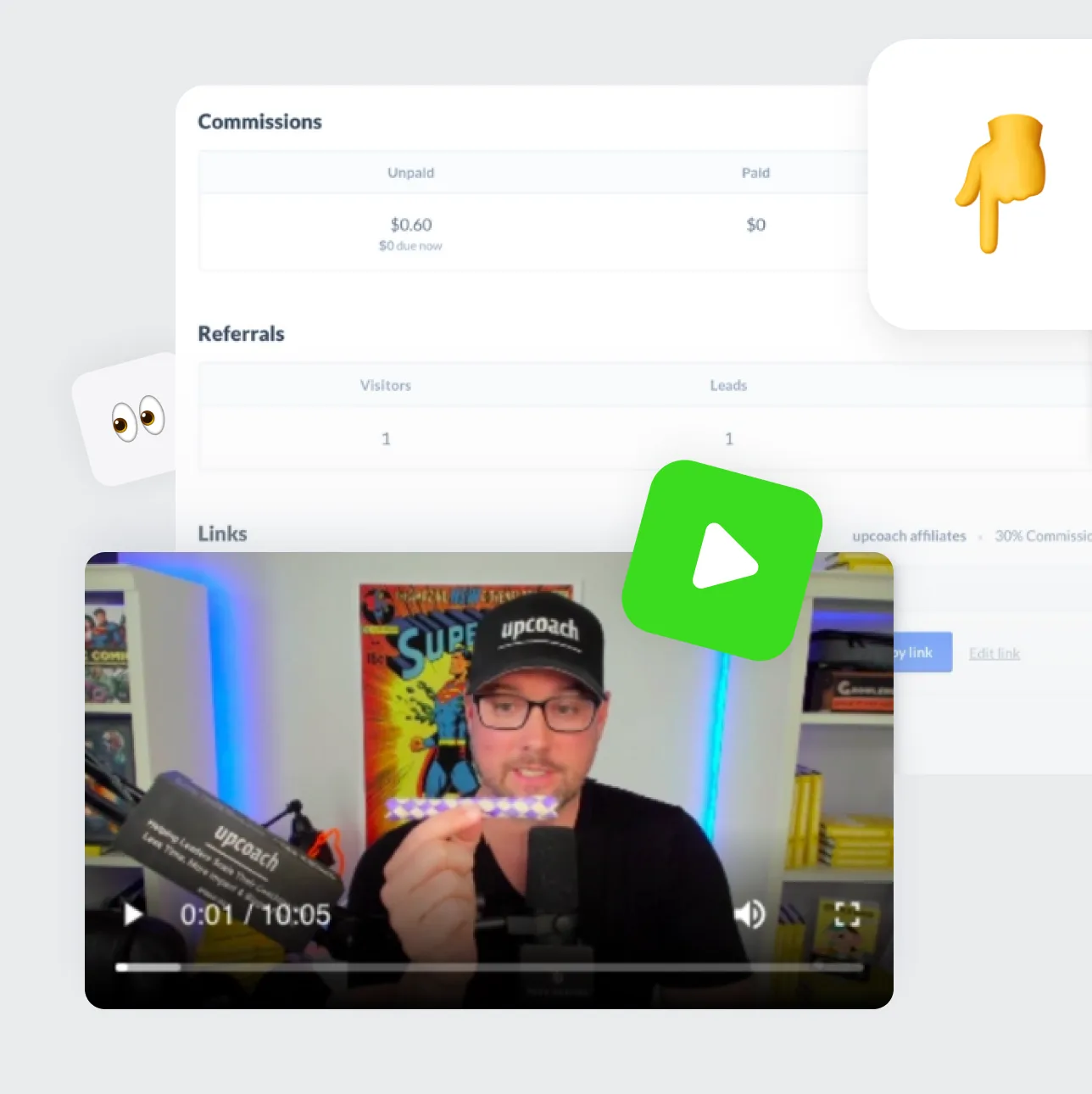 Share upcoach with your audience