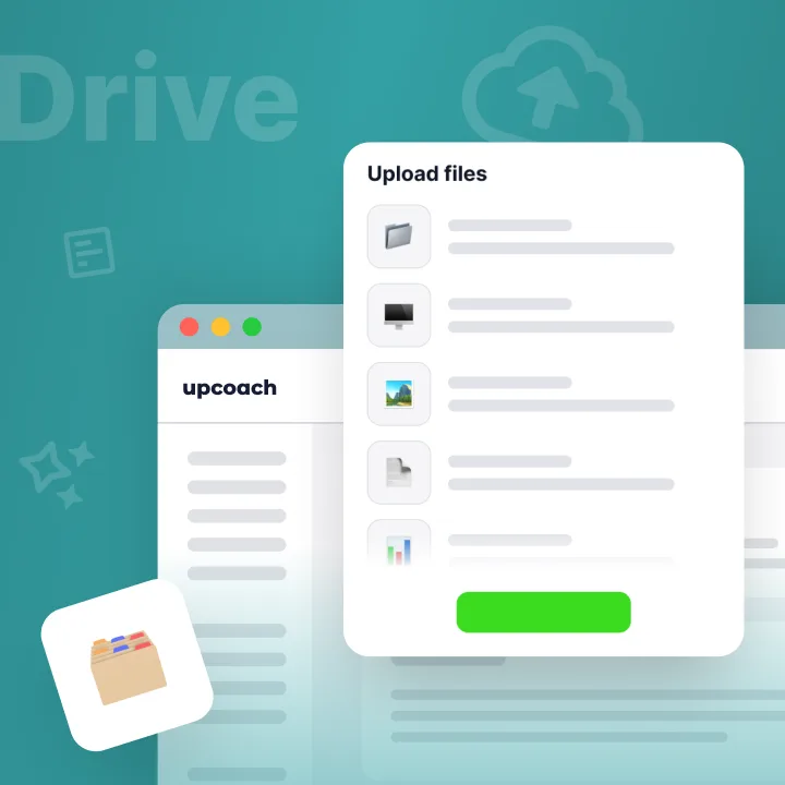 upcoach Drive feature screenshot