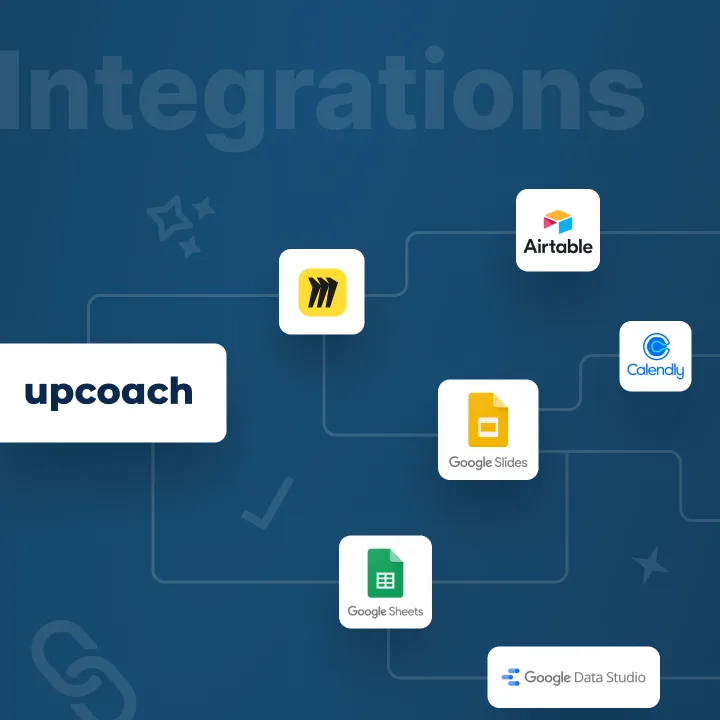 upcoach Integrations feature screenshot