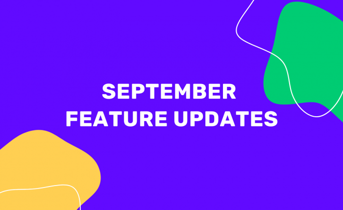 September Feature Update