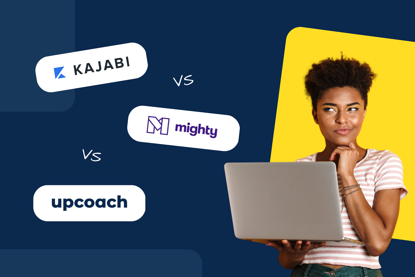 Kajabi vs. Mighty Networks vs. upcoach: Detailed Comparison